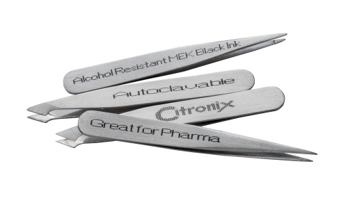 Citronix coding on surgical instruments ethanol-resistant edit Printers for pharmaceutical production