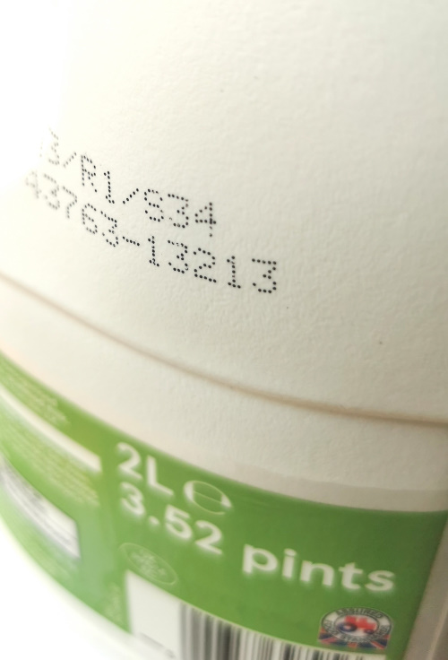 Labelling and coding milk edit Printers for dairy coding