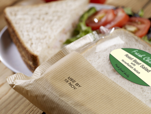 Sandwich edit Printers for convenience food coding