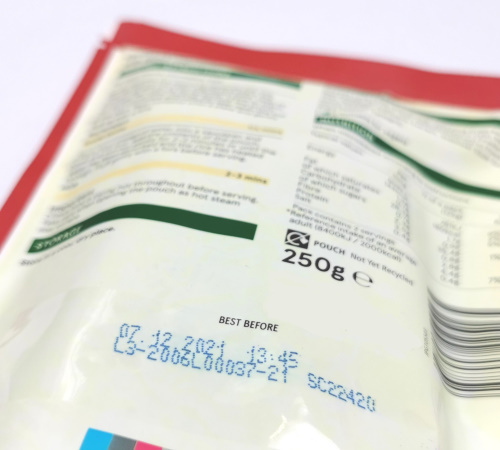 coded pouch edit Printers for convenience food coding
