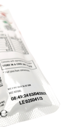 coding onto sachet Printers for confectionery coding